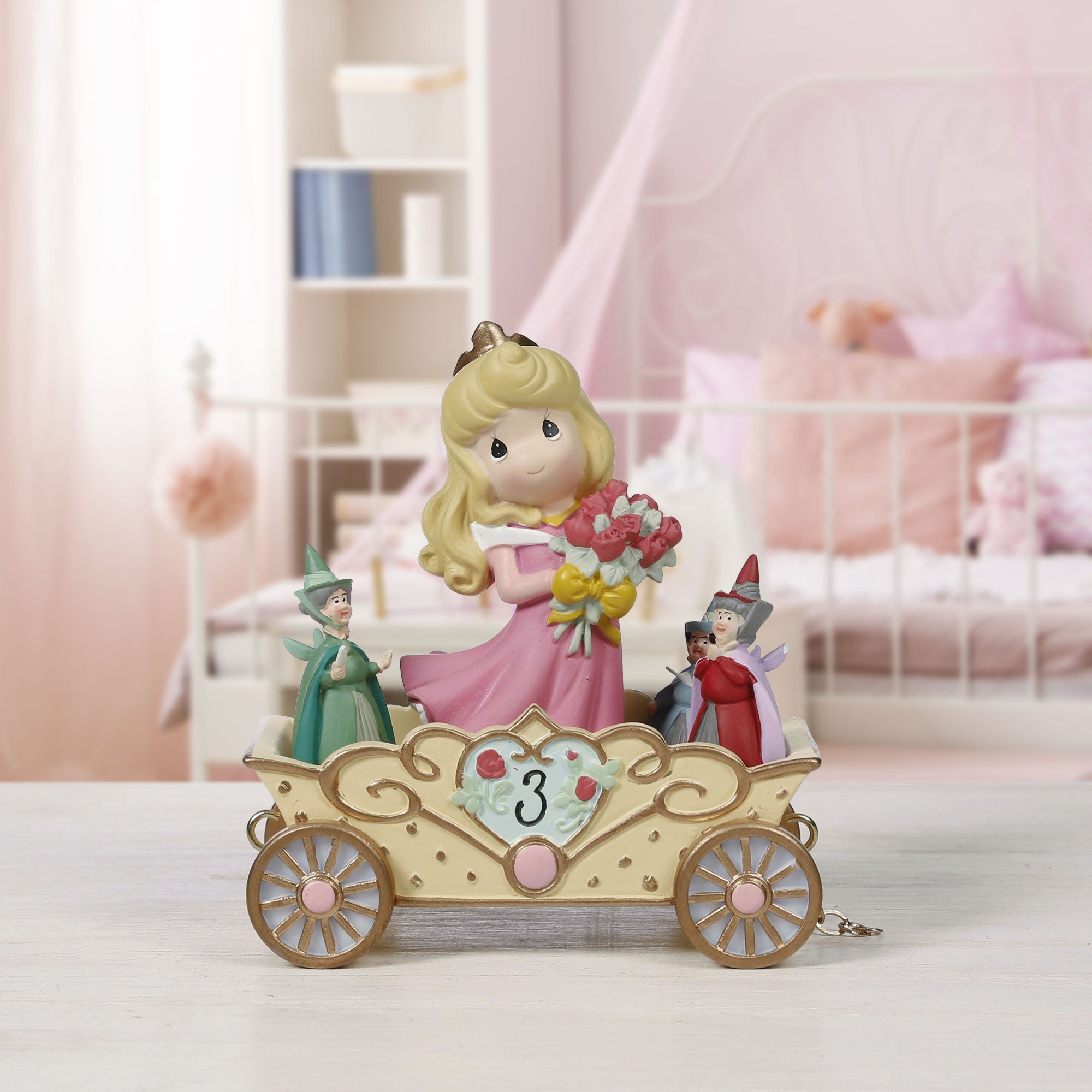 Disney Birthday Parade Now You're Three, A Beauty You'll Always And Forever Be, Age 3, Figurine