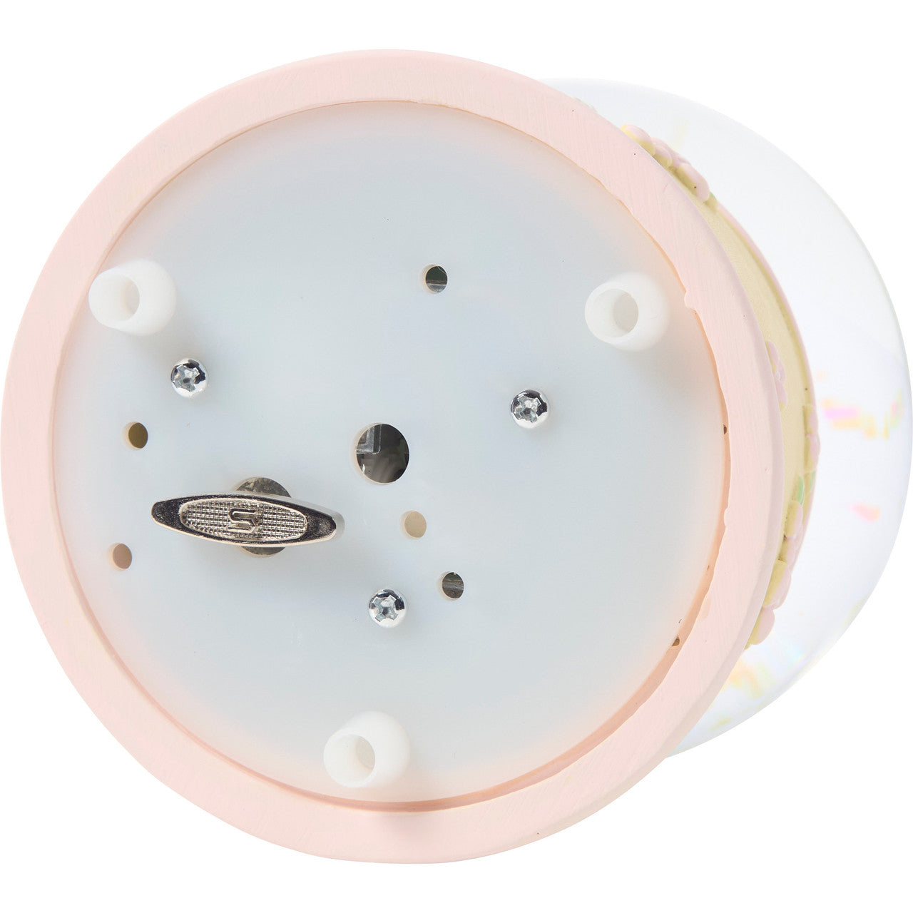 Jesus Loves Me Baby Girl With Bunny Snow Globe - Image