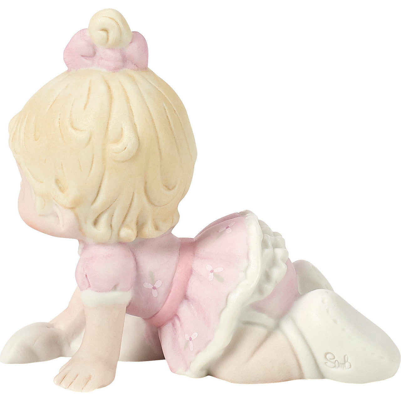 Growing In Grace, Precious Baby Blonde Girl Figurine - Image