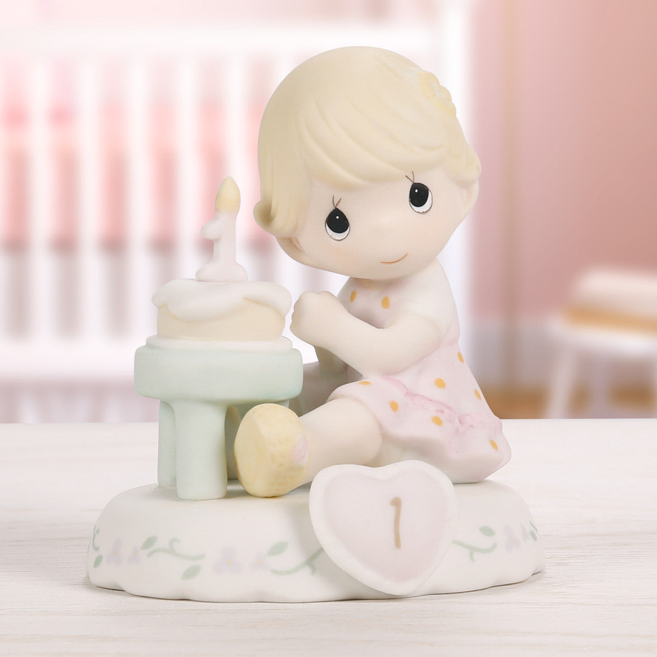 Growing In Grace, Age 1, Blonde Girl Figurine - Image