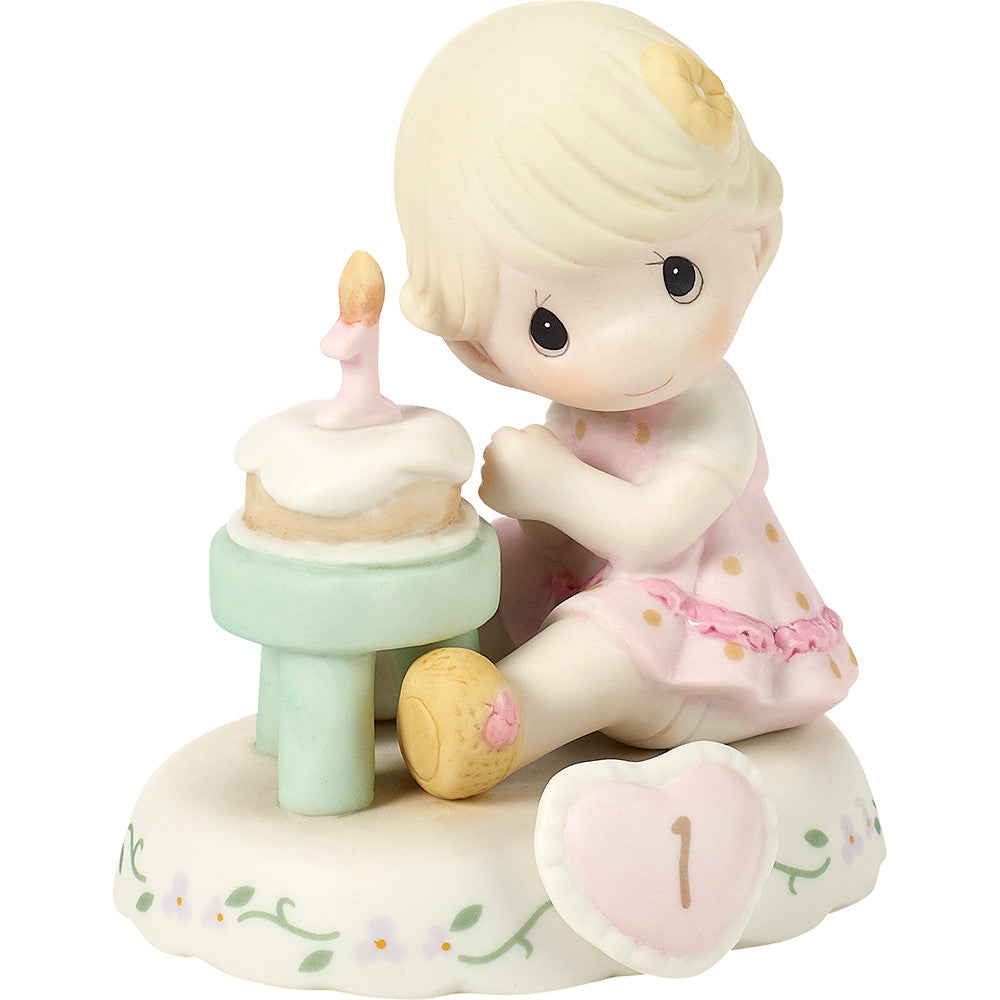 Growing In Grace, Age 1, Blonde Girl Figurine - Image