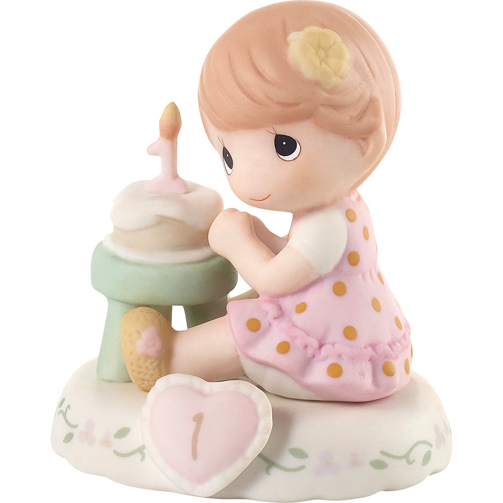 Growing In Grace, Age 1, Redhead Girl Figurine - Image