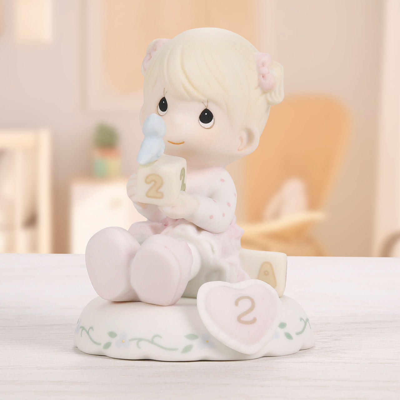 Growing In Grace, Age 2, Blonde Girl Figurine - Image