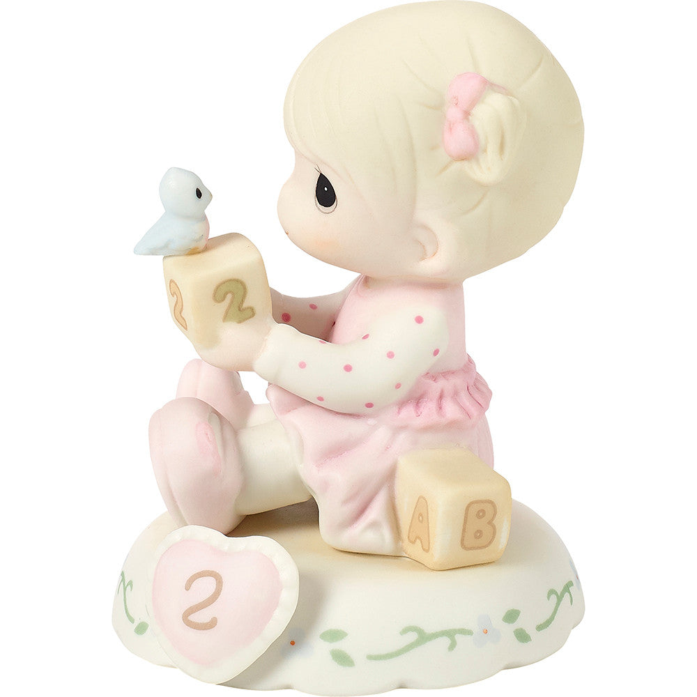 Growing In Grace, Age 2, Blonde Girl Figurine - Image