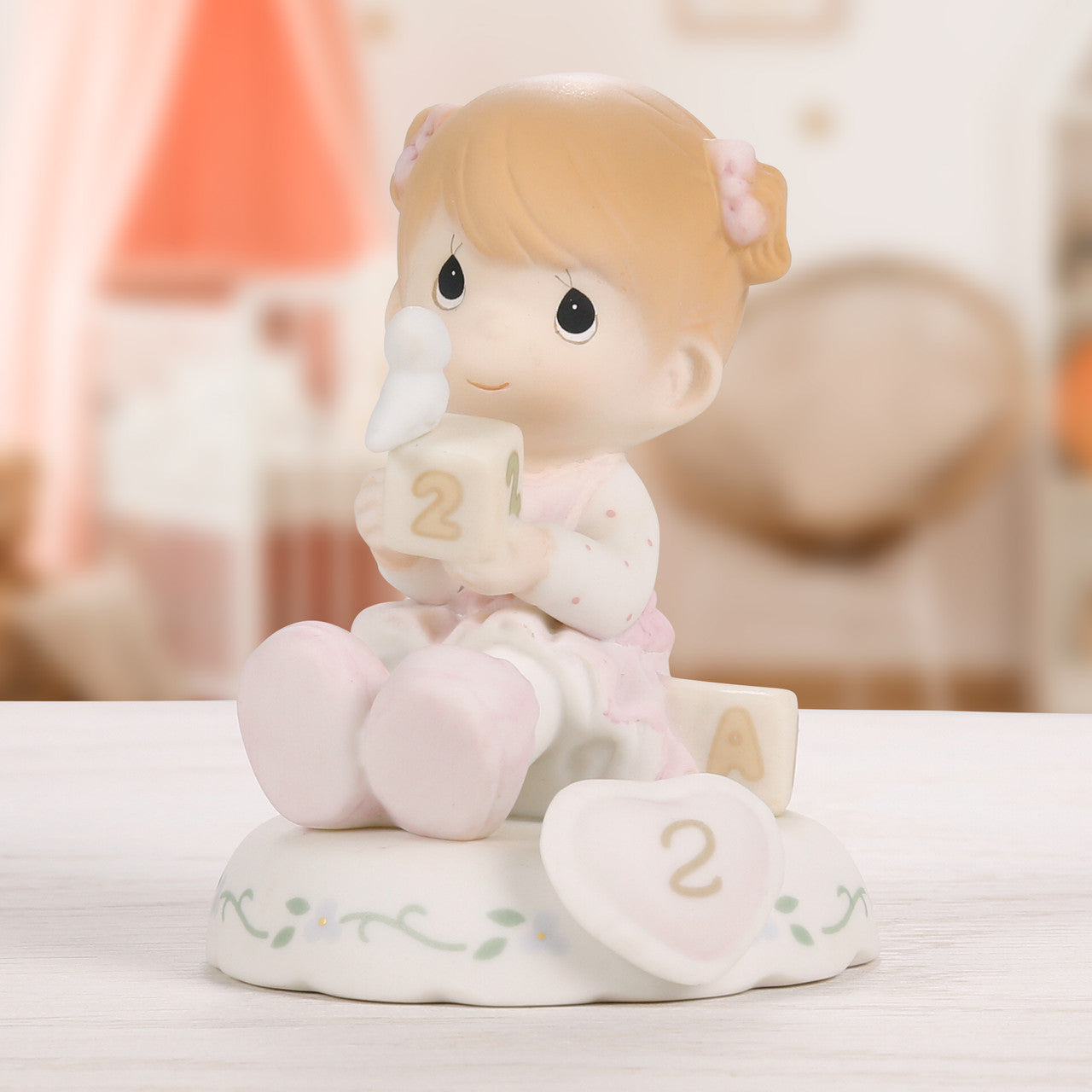 Growing In Grace, Age 2, Redhead Girl Figurine - Image