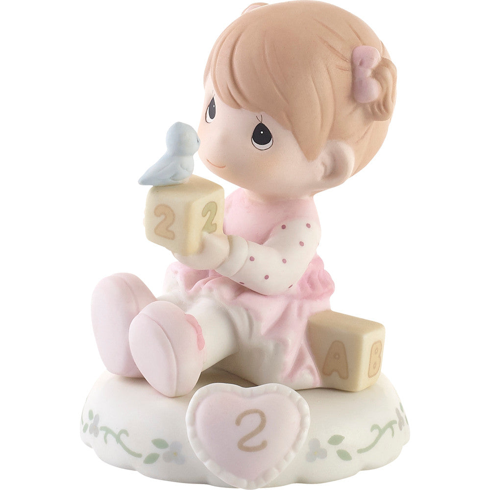 Growing In Grace, Age 2, Redhead Girl Figurine - Image