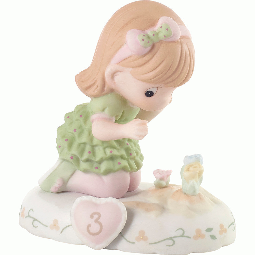 Growing In Grace, Age 3 Redhead Girl Figurine - Image