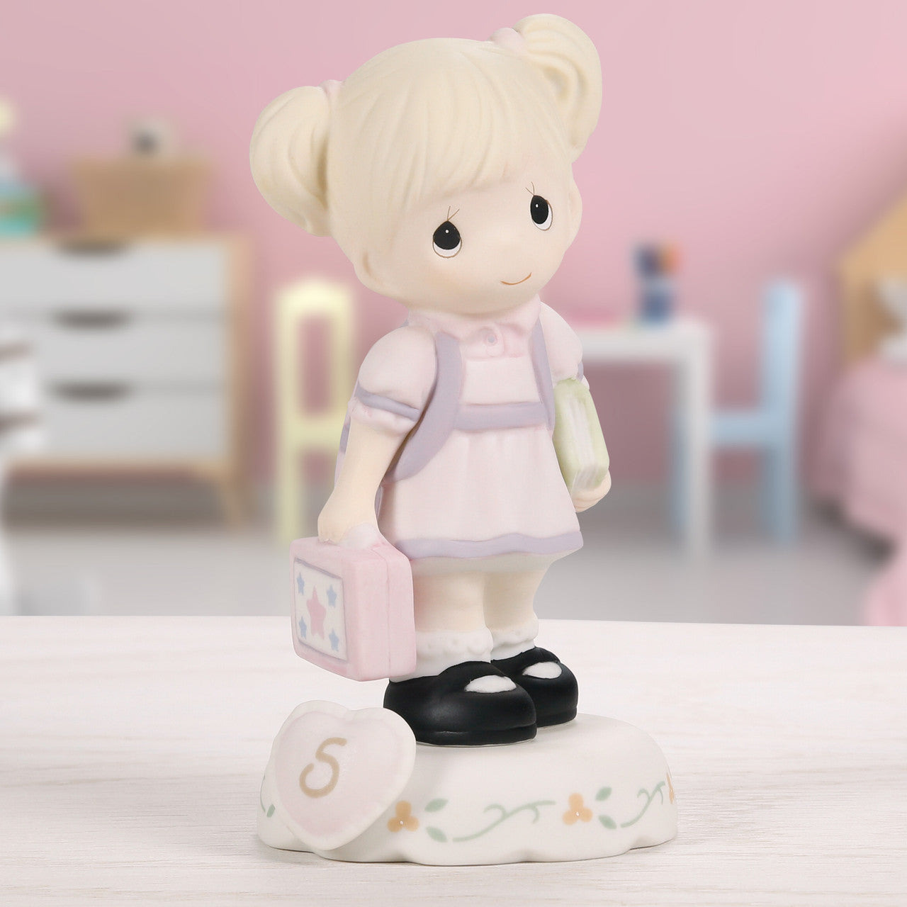 Growing In Grace, Age 5, Blonde Girl Figurine - Image