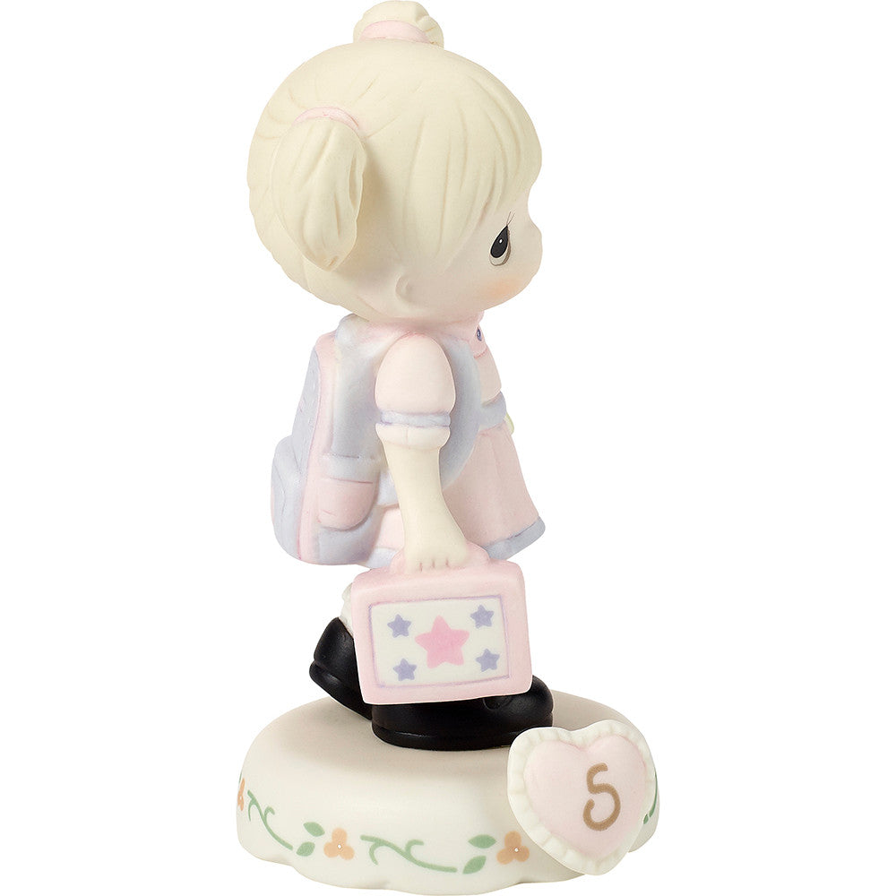 Growing In Grace, Age 5, Blonde Girl Figurine - Image