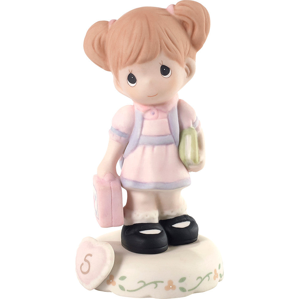 Growing In Grace, Age 5, Redhead Girl Figurine - Image