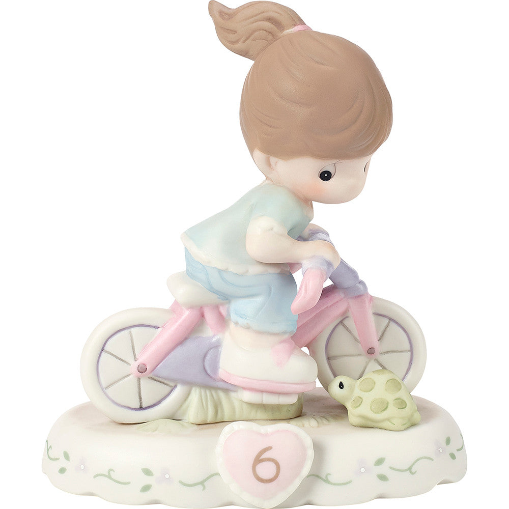 Growing In Grace, Age 6, Brunette Girl Figurine - Image