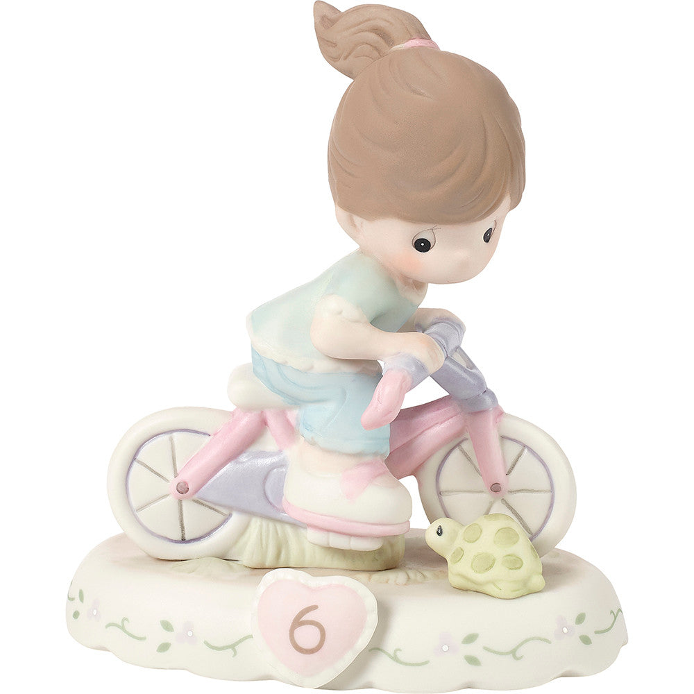 Growing In Grace, Age 6, Brunette Girl Figurine - Image
