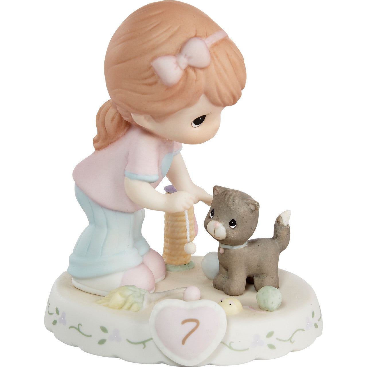 Growing In Grace, Age 7, Redhead Girl Figurine - Image