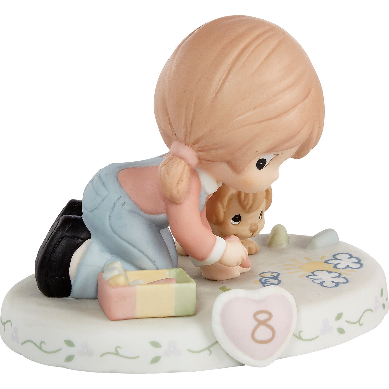 Growing In Grace, Age 8, Redhead Girl Figurine - Image