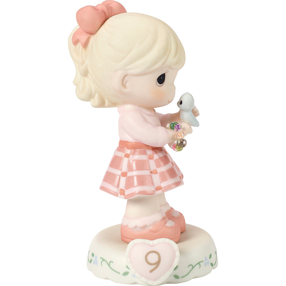 Growing In Grace, Age 9, Blonde Girl Figurine - Image