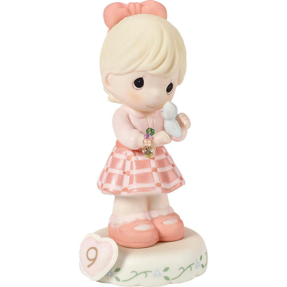 Growing In Grace, Age 9, Blonde Girl Figurine - Image