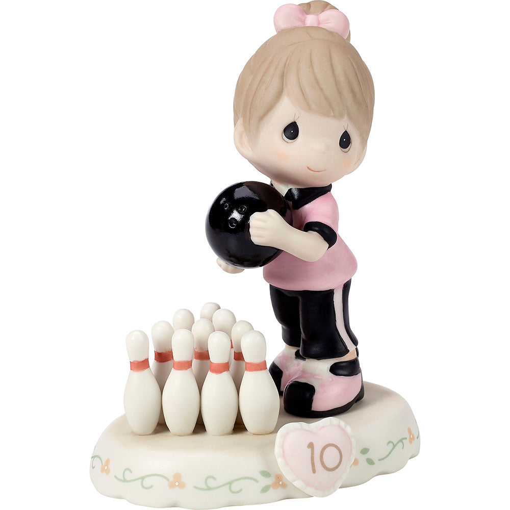 Growing In Grace, Age 10, Brunette Girl Figurine - Image