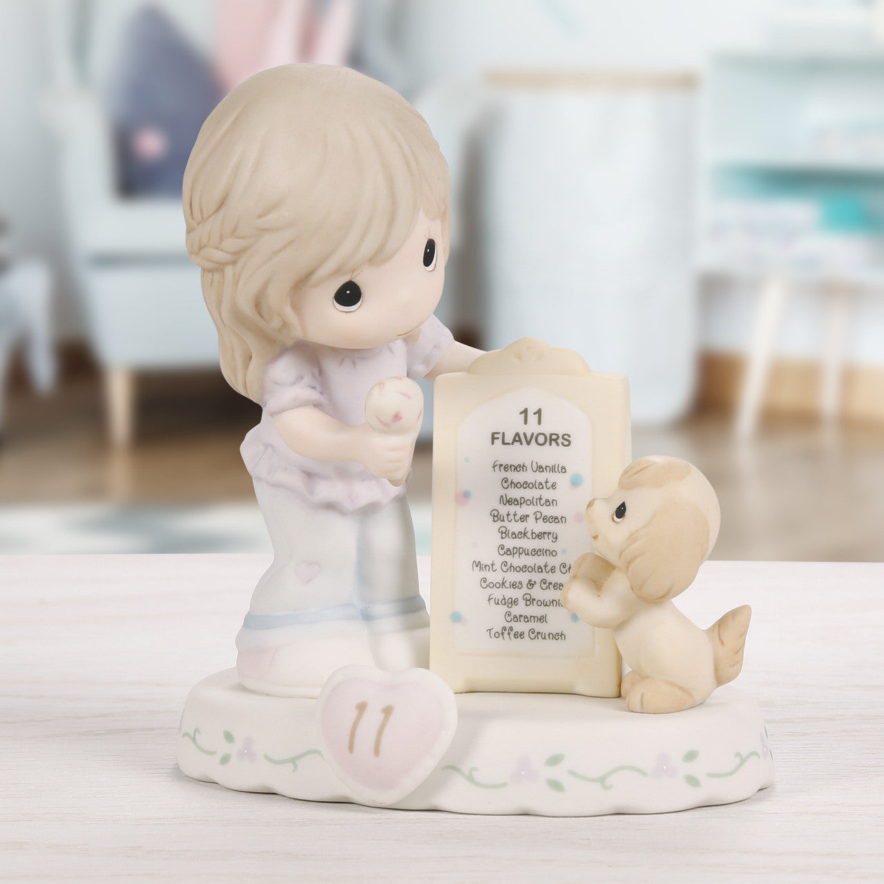 Growing In Grace, Age 11, Brunette Girl Figurine - Image