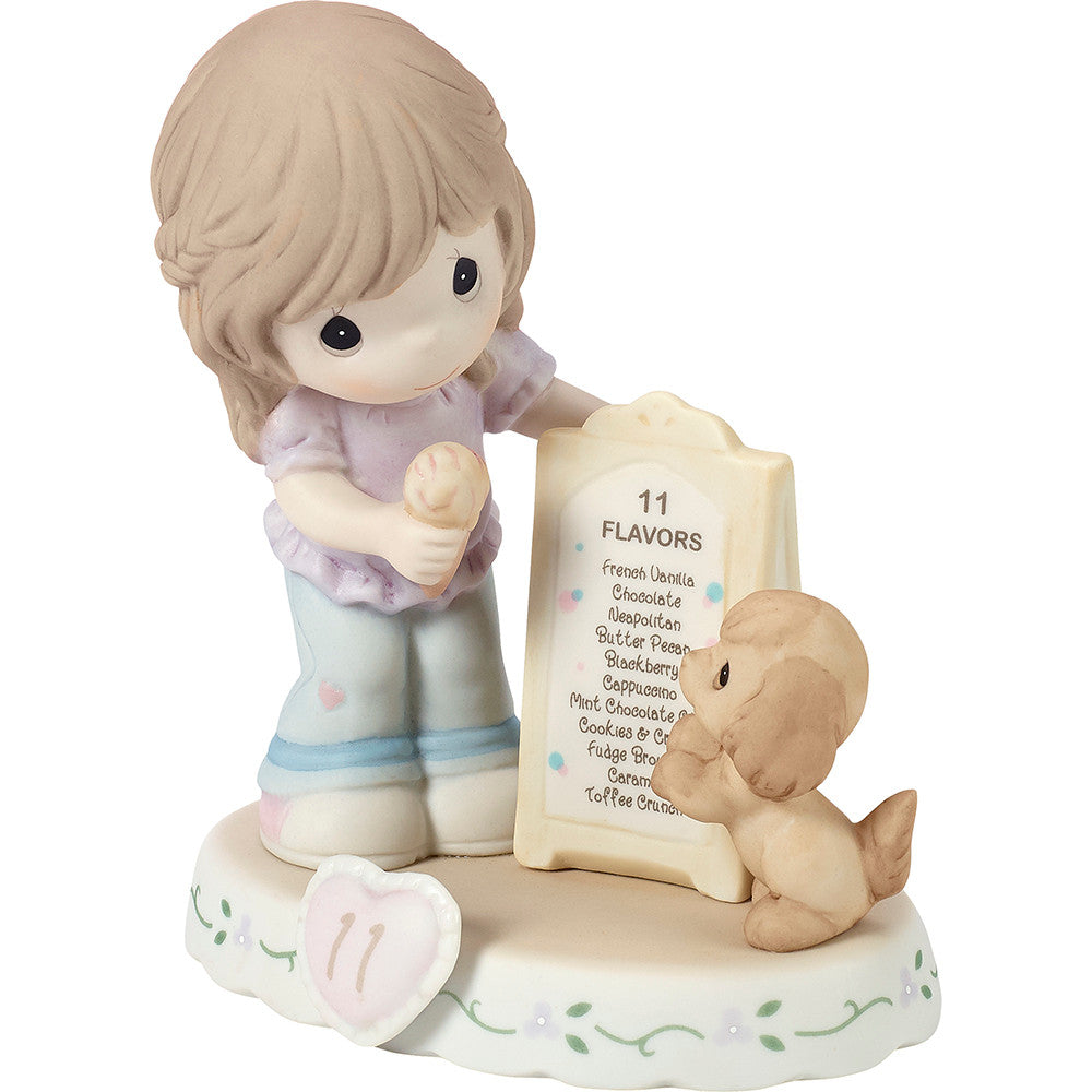 Growing In Grace, Age 11, Brunette Girl Figurine - Image
