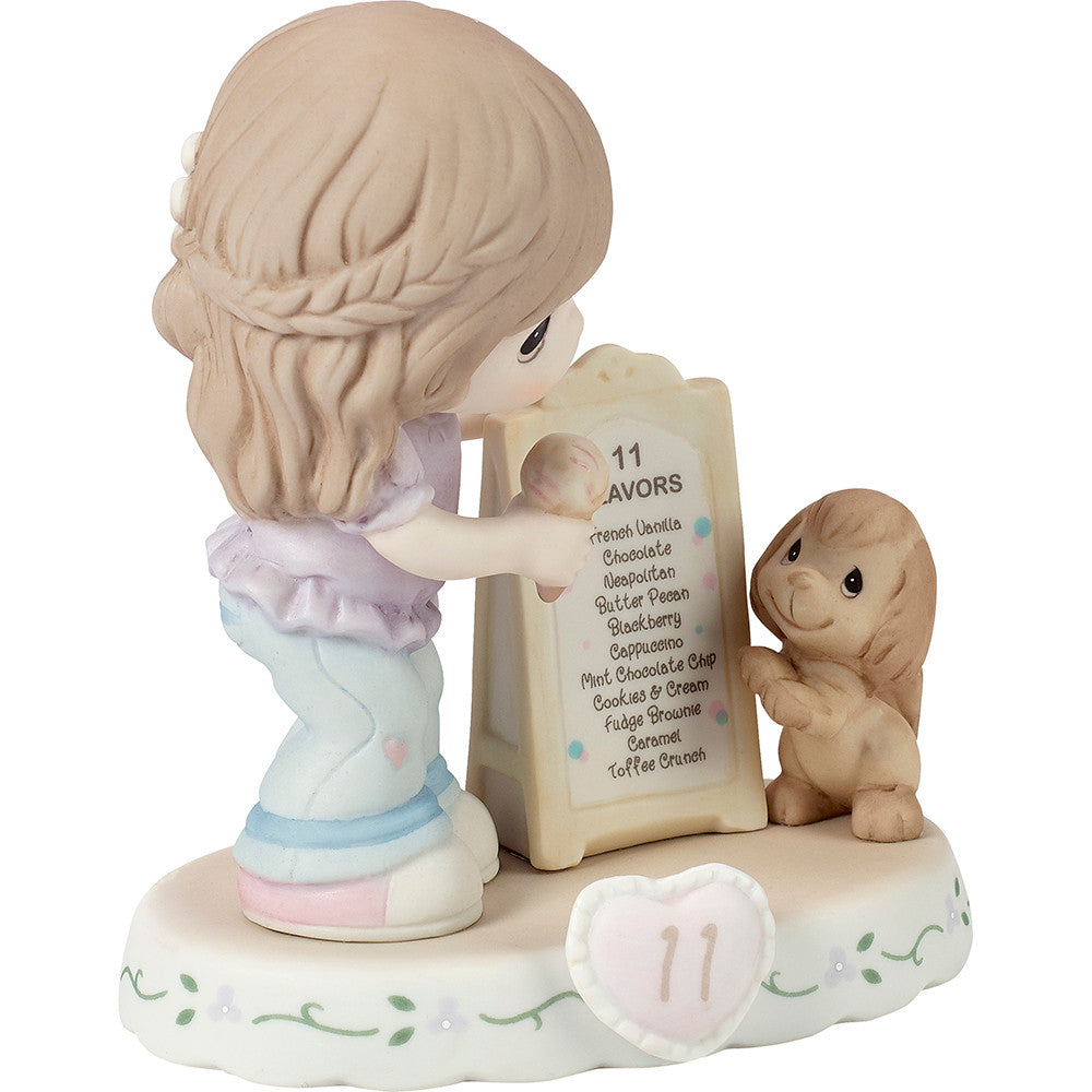 Growing In Grace, Age 11, Brunette Girl Figurine - Image
