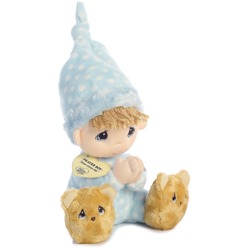 Now I Lay Me Down To Sleep Precious Prayer Boy, Talking Bedtime Doll - Image
