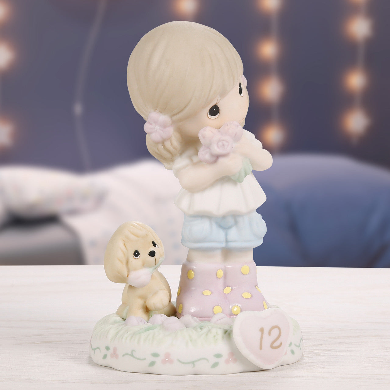 Growing In Grace, Age 12, Brunette Girl Figurine - Image