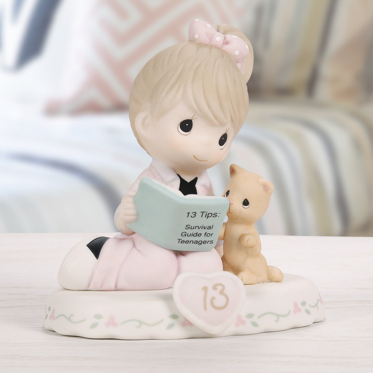 Growing In Grace, Age 13, Brunette Girl Figurine - Image