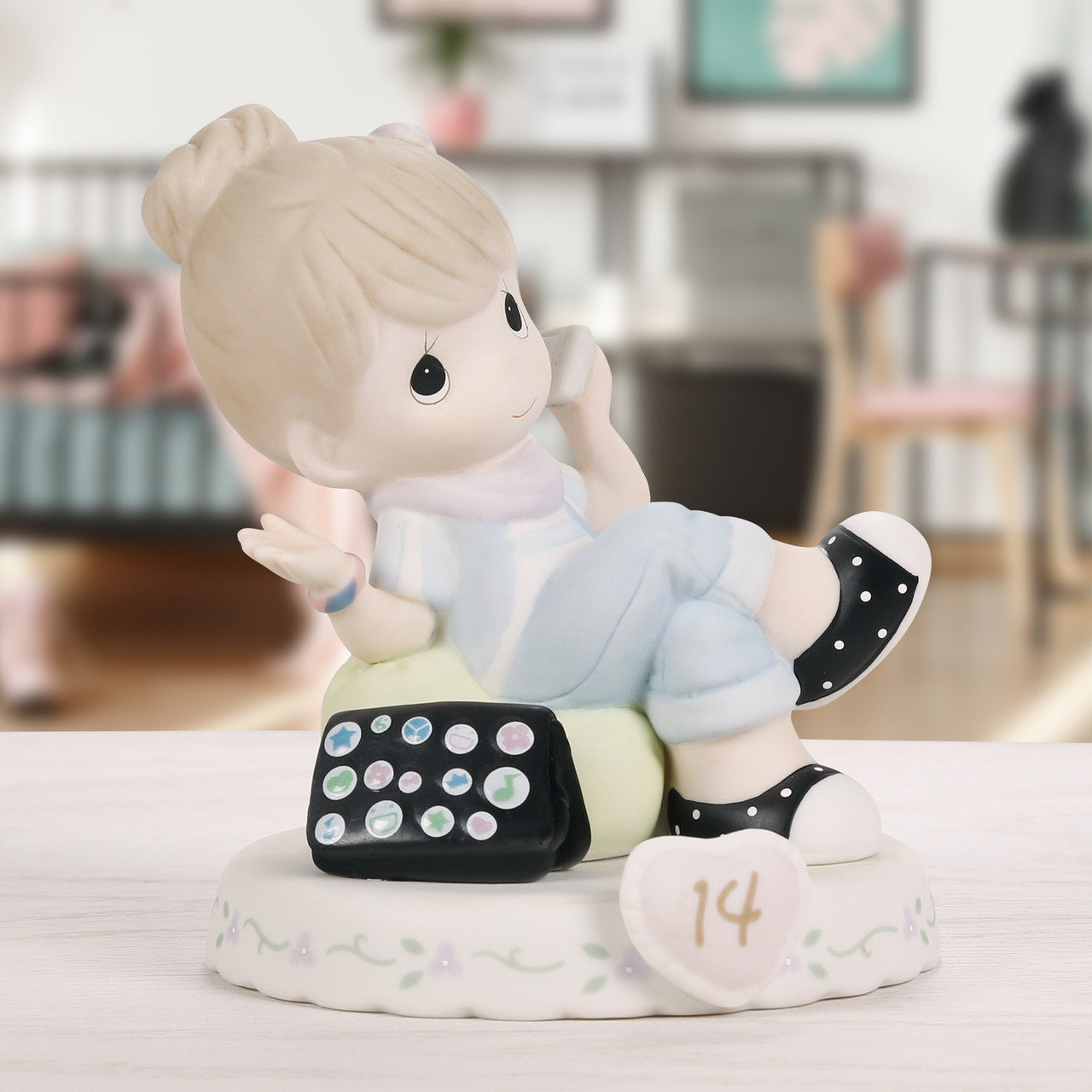 Growing In Grace, Age 14, Brunette Girl Figurine - Image