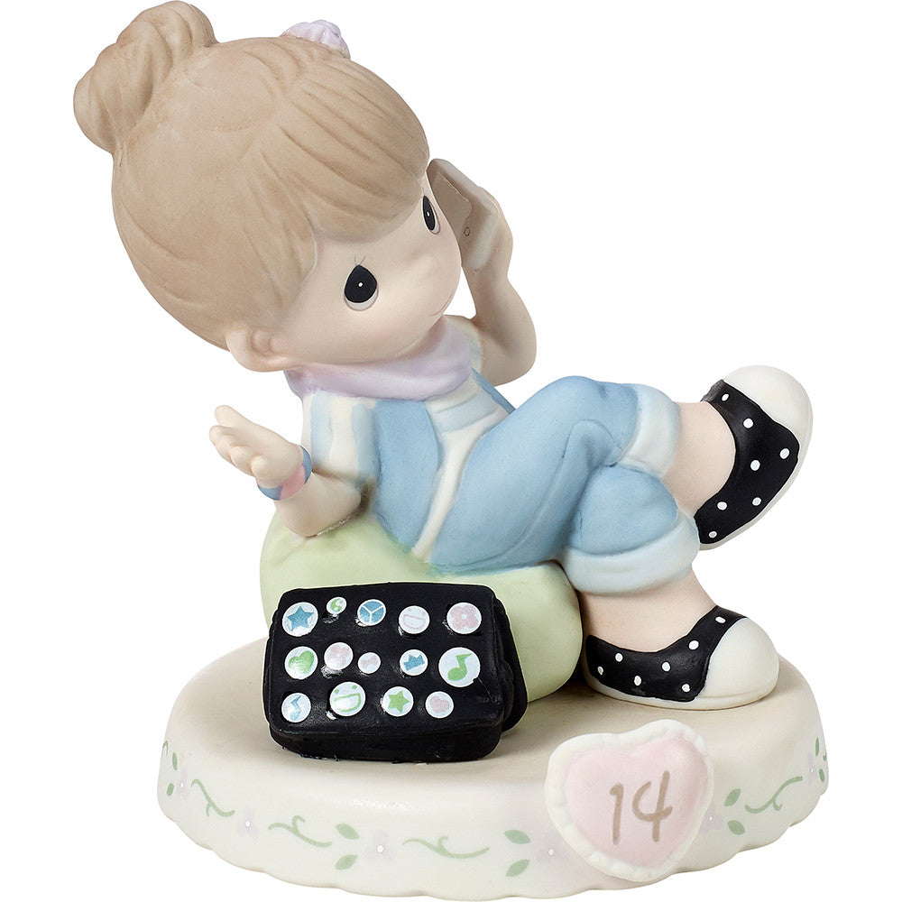 Growing In Grace, Age 14, Brunette Girl Figurine - Image