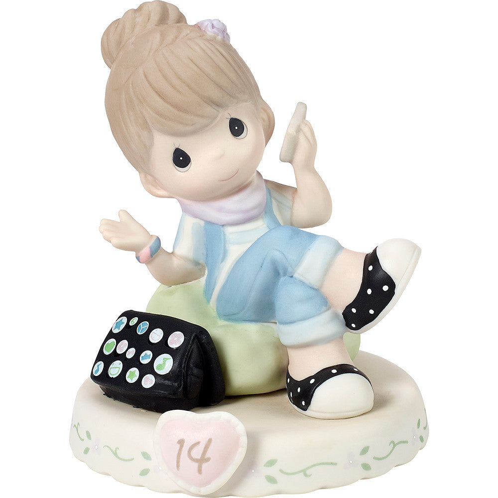 Growing In Grace, Age 14, Brunette Girl Figurine - Image