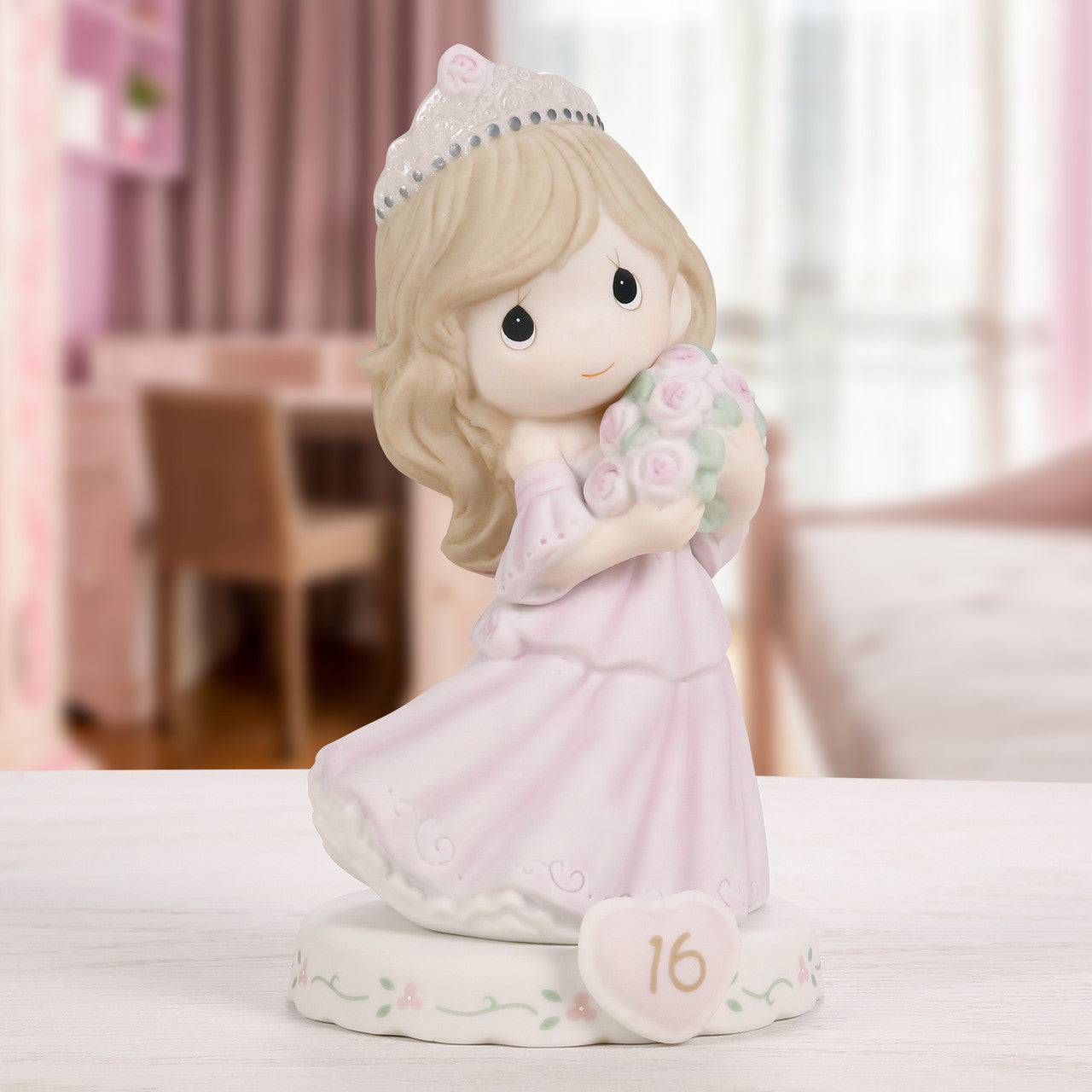 Growing In Grace, Age 16, Brunette Girl Figurine - Image