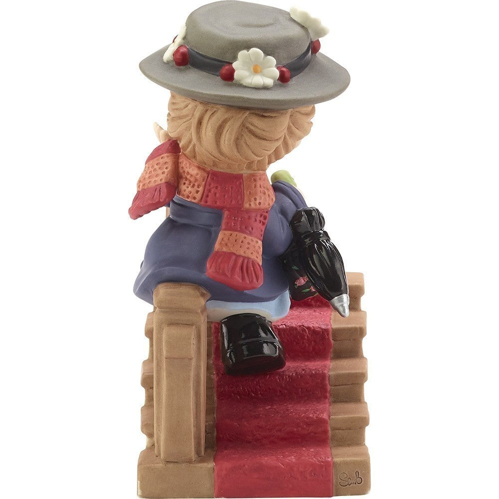 Disney Mary Poppins Figurine, You Have Such A Cheery Disposition, Bisque Porcelain - Image