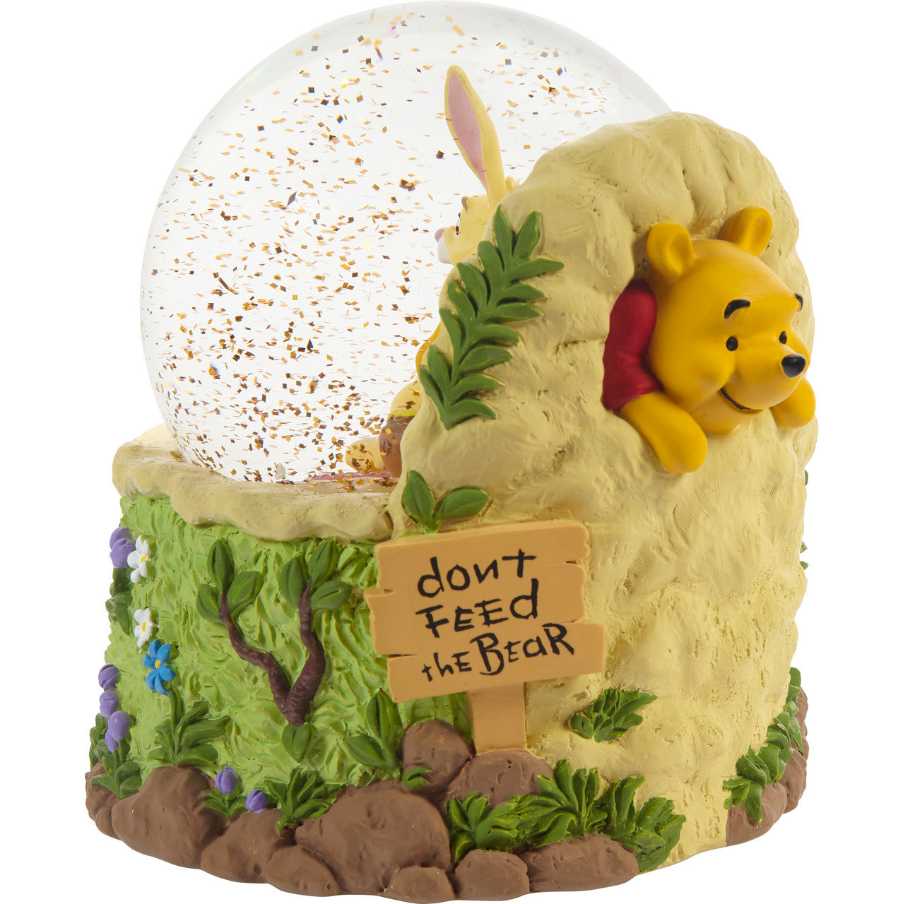 Don’t Feed The Bear Winnie The Pooh Musical Snow Globe - Image