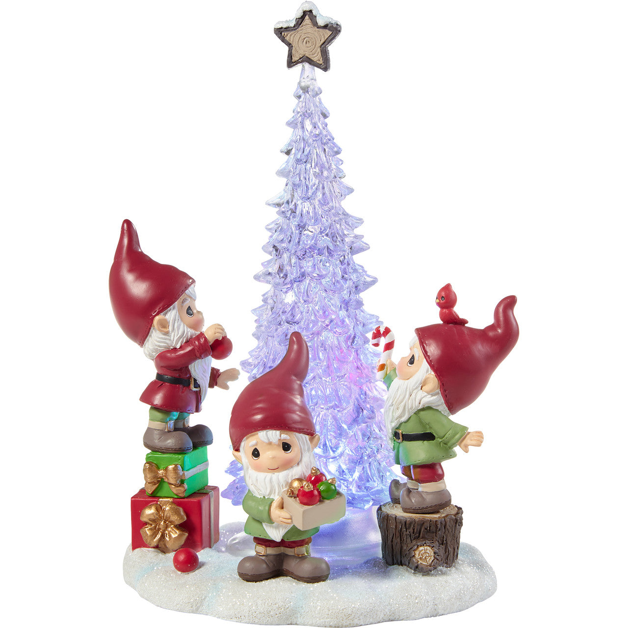 Gnome Place Like Home For The Holidays LED Figurine - Image