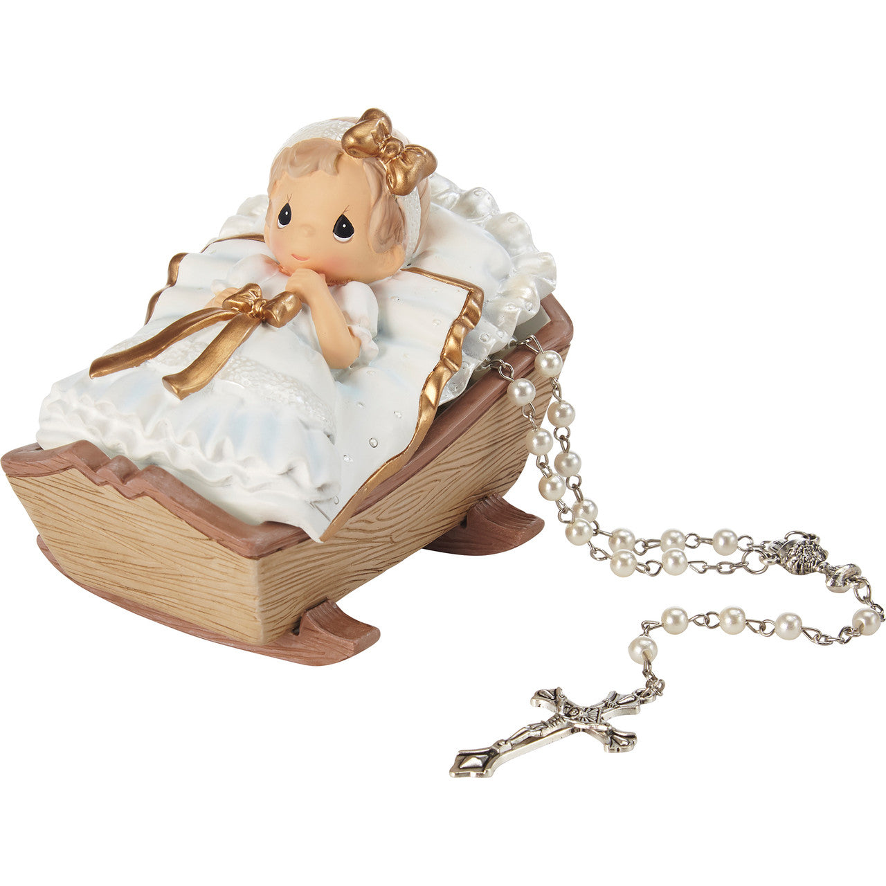 Precious Moments 212405 Cradled In His Love Girl Resin/Plastic