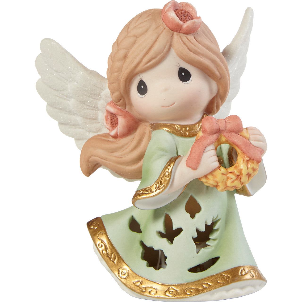Wreathed In Autumn Beauty LED Figurine - Image