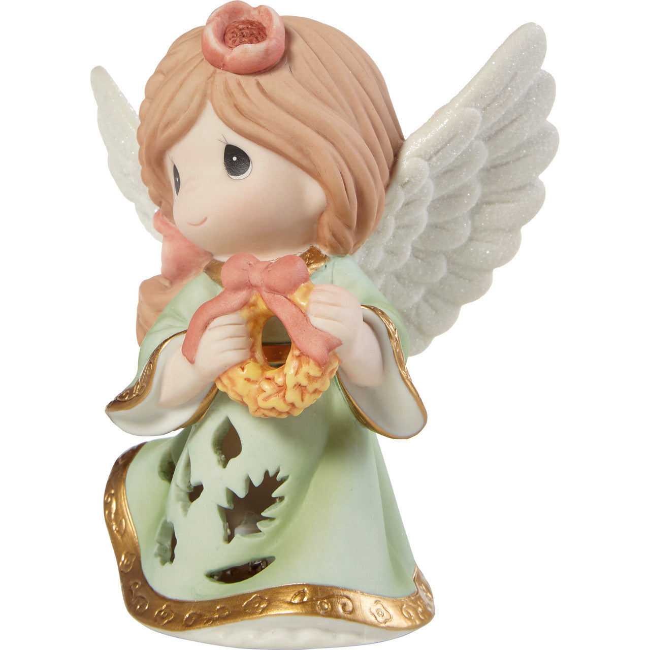 Wreathed In Autumn Beauty LED Figurine - Image