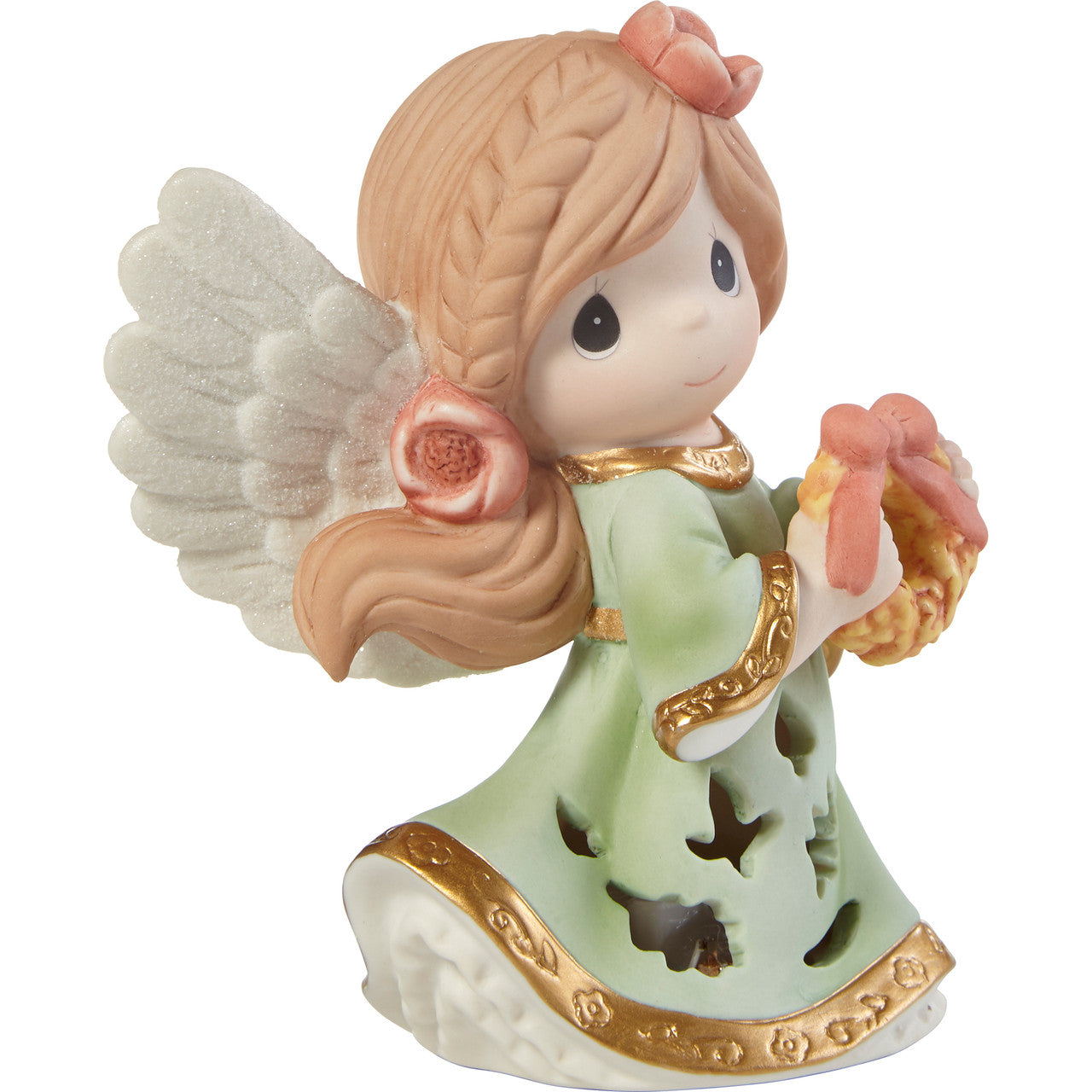 Wreathed In Autumn Beauty LED Figurine - Image