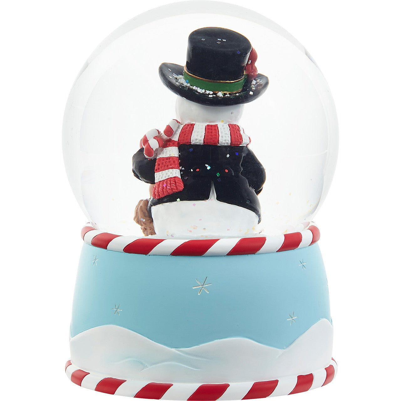 Wishing You A Sweet Season Annual Snowman Musical Snow Globe - Image