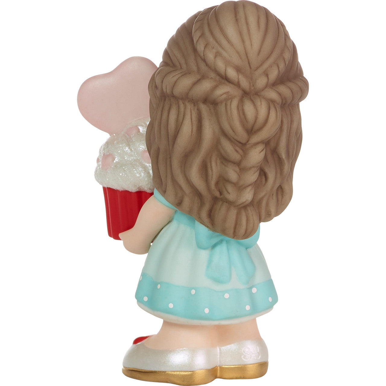You Bake Me Happy Brunette Girl Figurine - Image