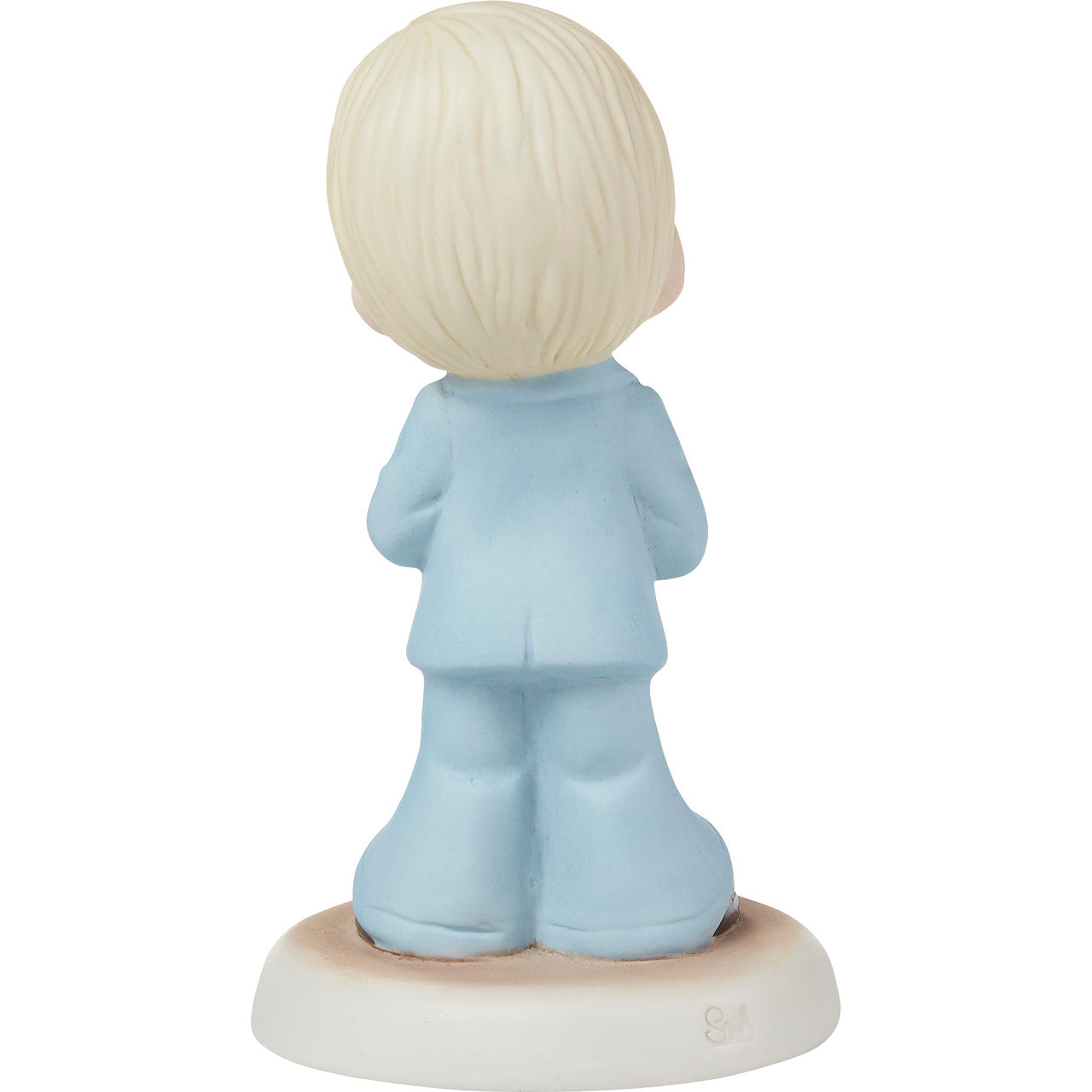Blessings On Your First Communion Blond Hair/Light Skin Boy Figurine - Image