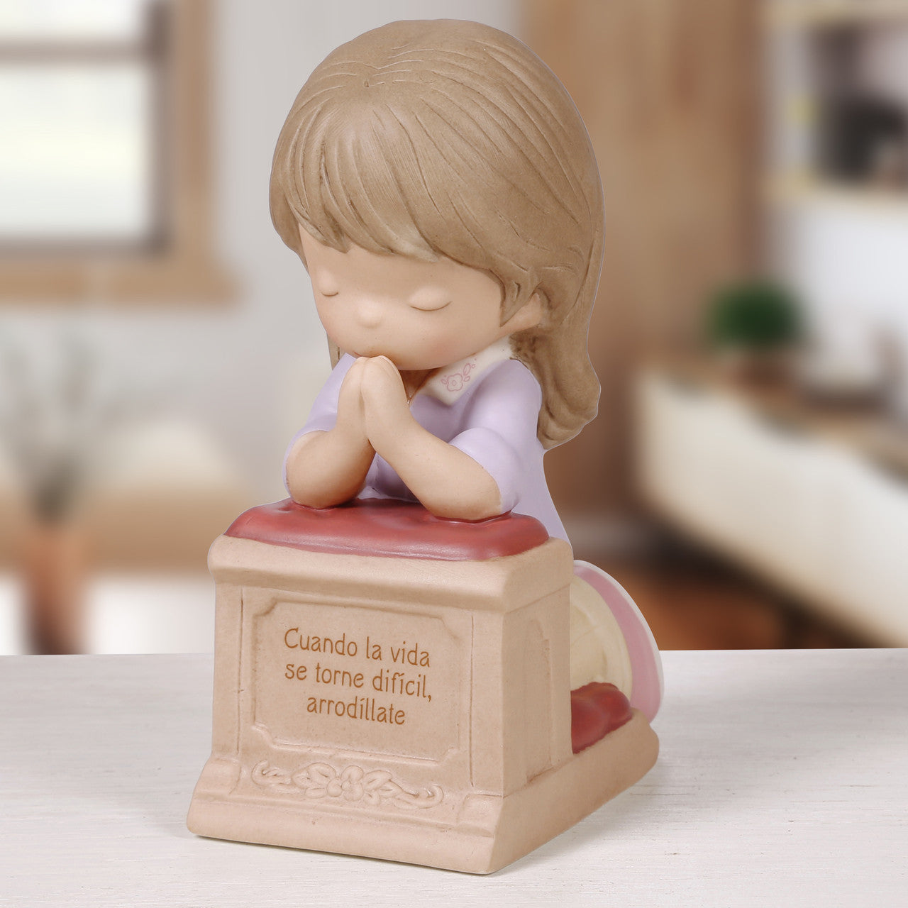 When Life Gets Too Hard To Stand, Kneel Spanish Figurine - Image