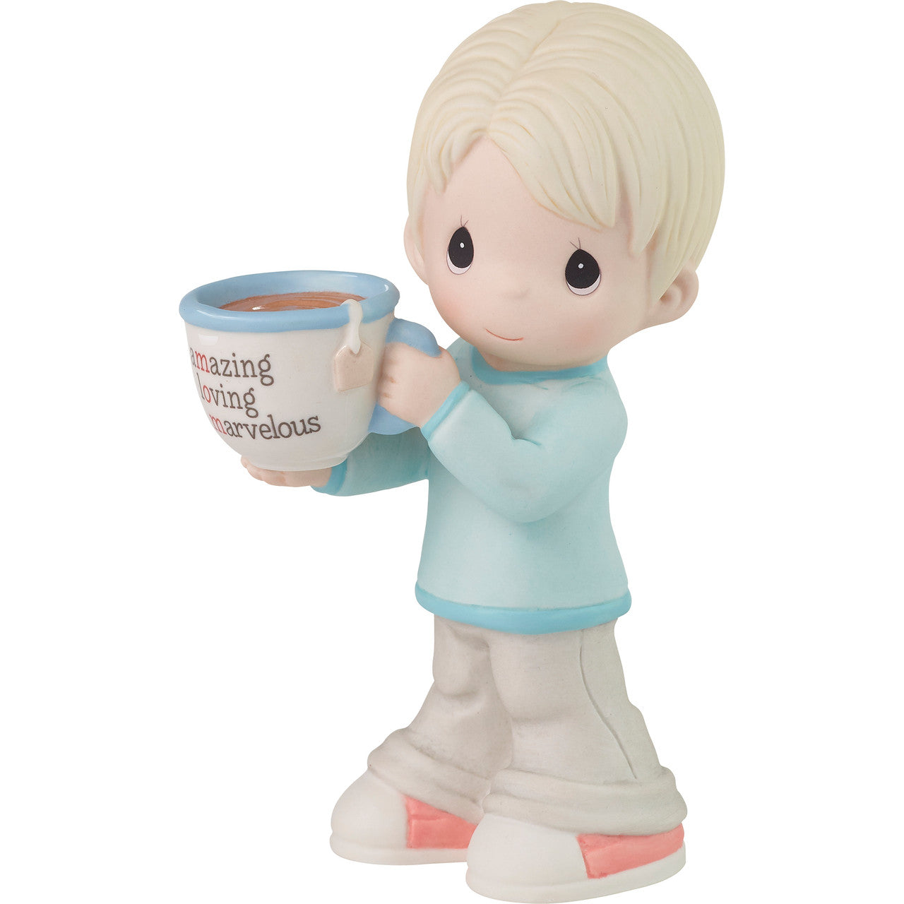 Mom, You’re Amazing Blond Boy Figurine - Image