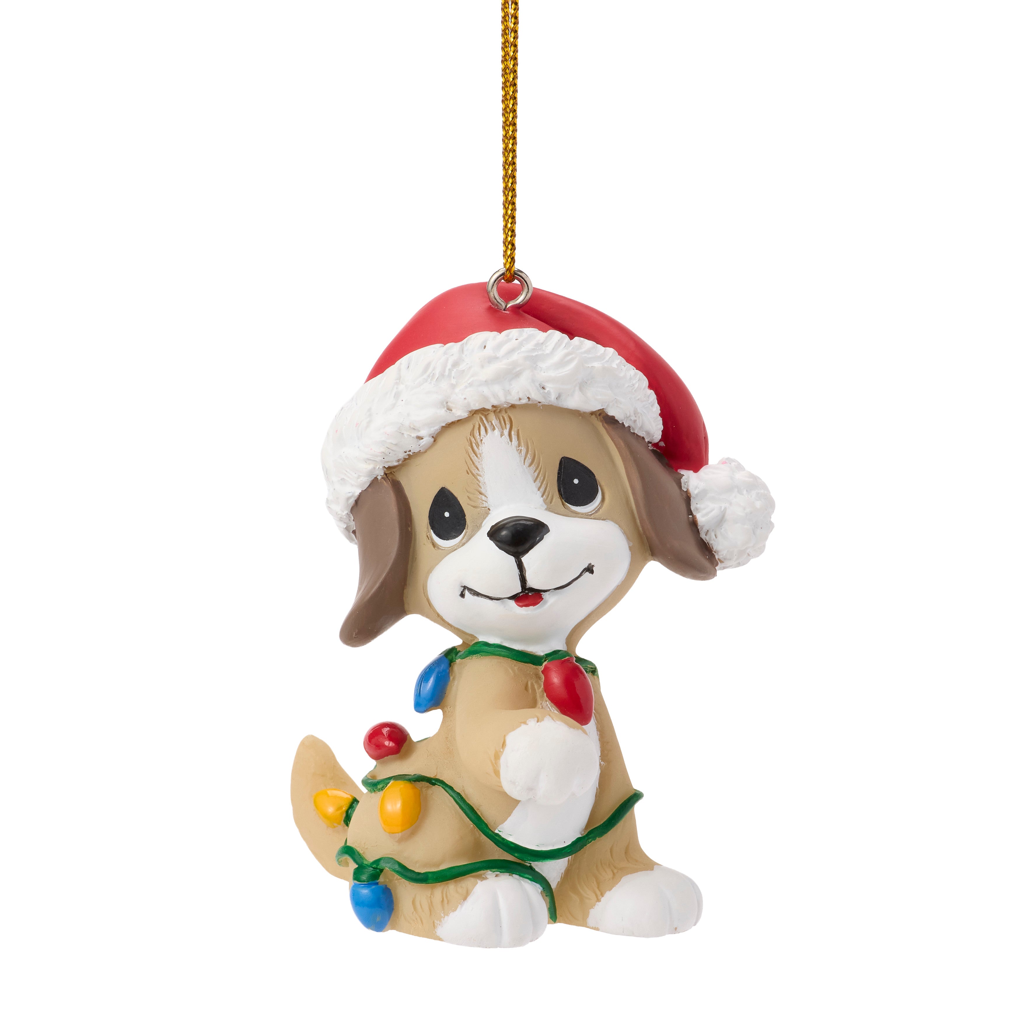 Tangled In Christmas Fun Dog Ornament