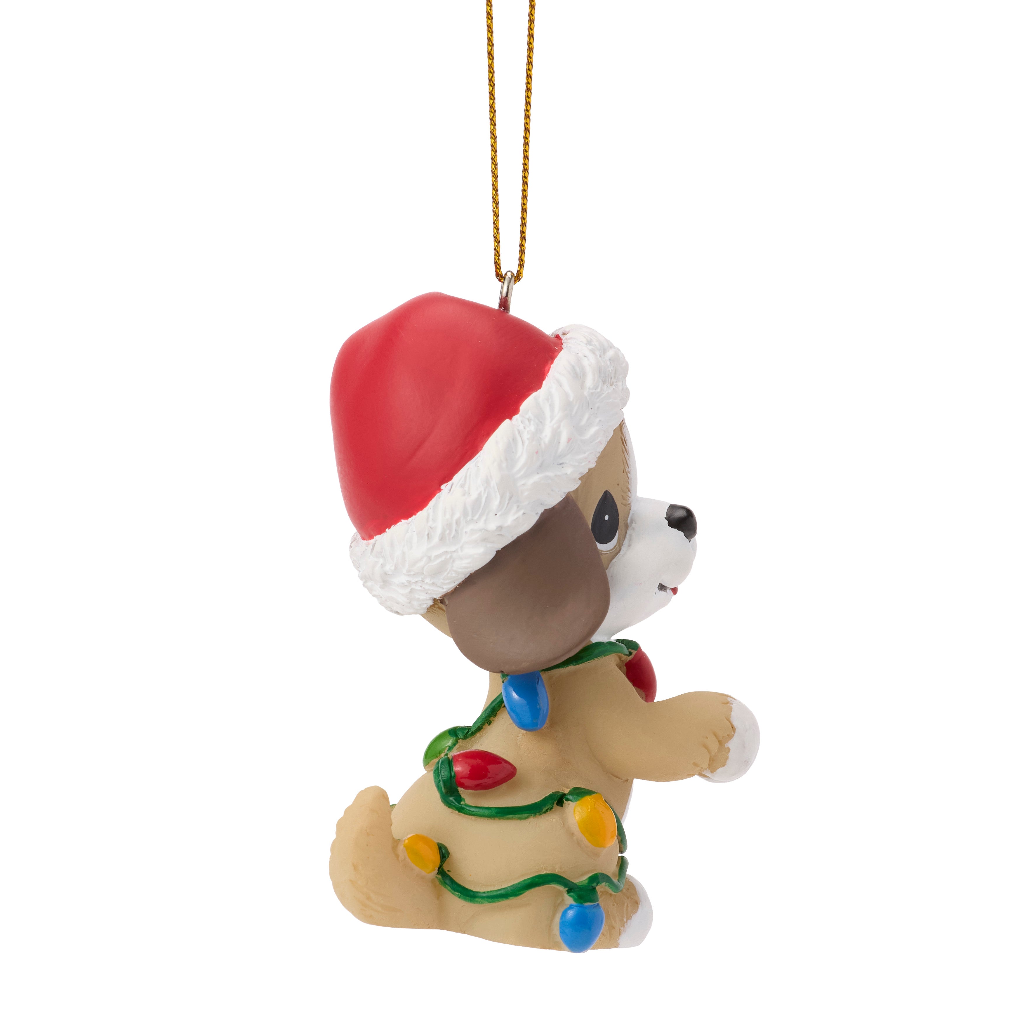 Tangled In Christmas Fun Dog Ornament