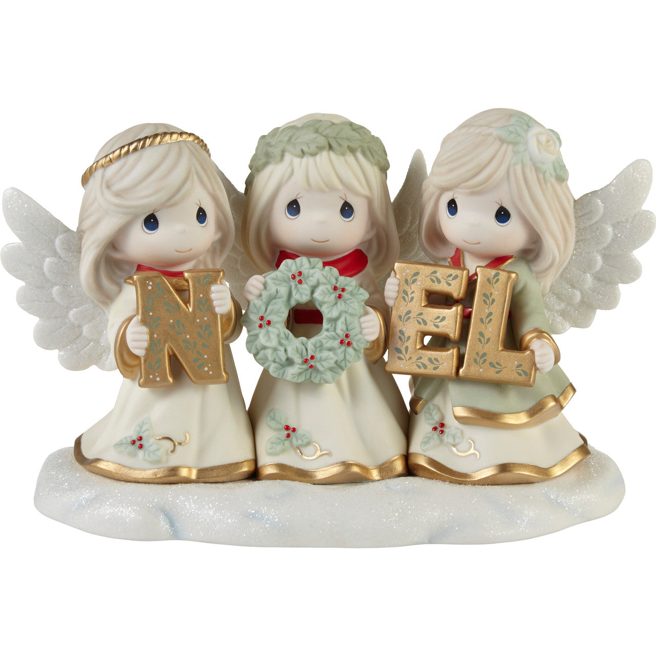 precious moments 置物　4個 Precious Moments 231035 Joyeux Noel Limited Edition Bisque