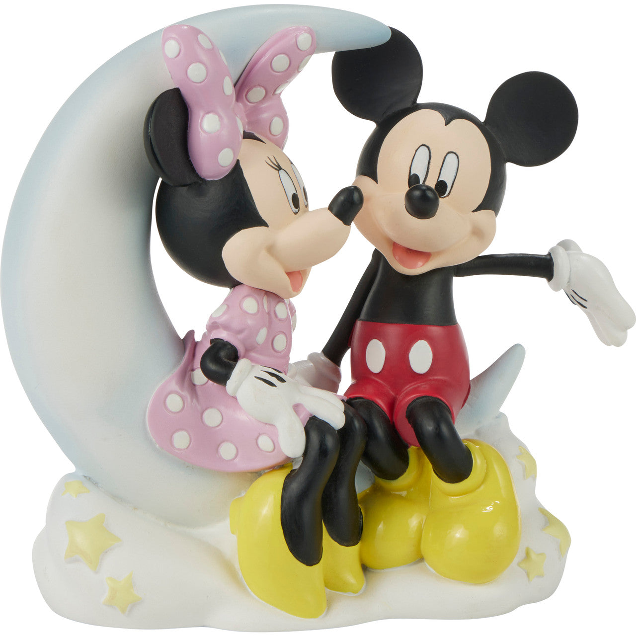 Love You To The Moon And Back Disney Mickey Mouse And Minnie Mouse Figurine - Image