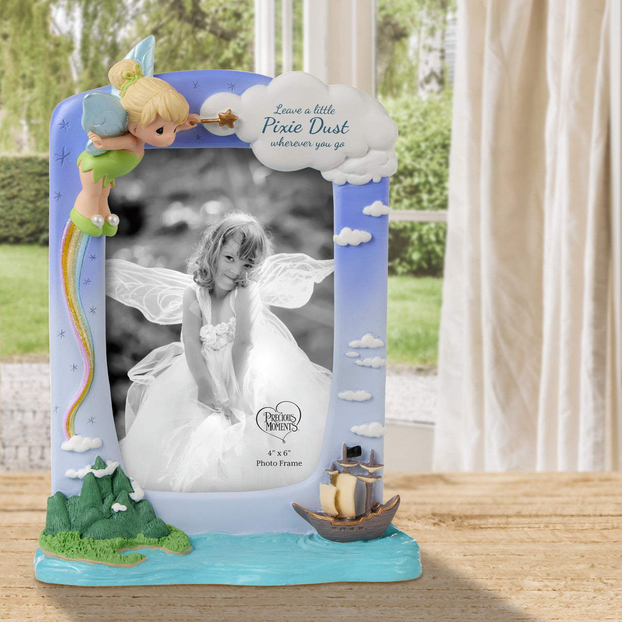 Leave A Little Pixie Dust Wherever You Go Disney Tinker Bell Photo Frame - Image