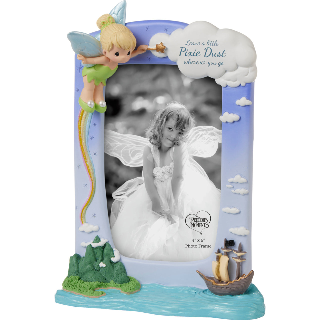 Leave A Little Pixie Dust Wherever You Go Disney Tinker Bell Photo Frame - Image