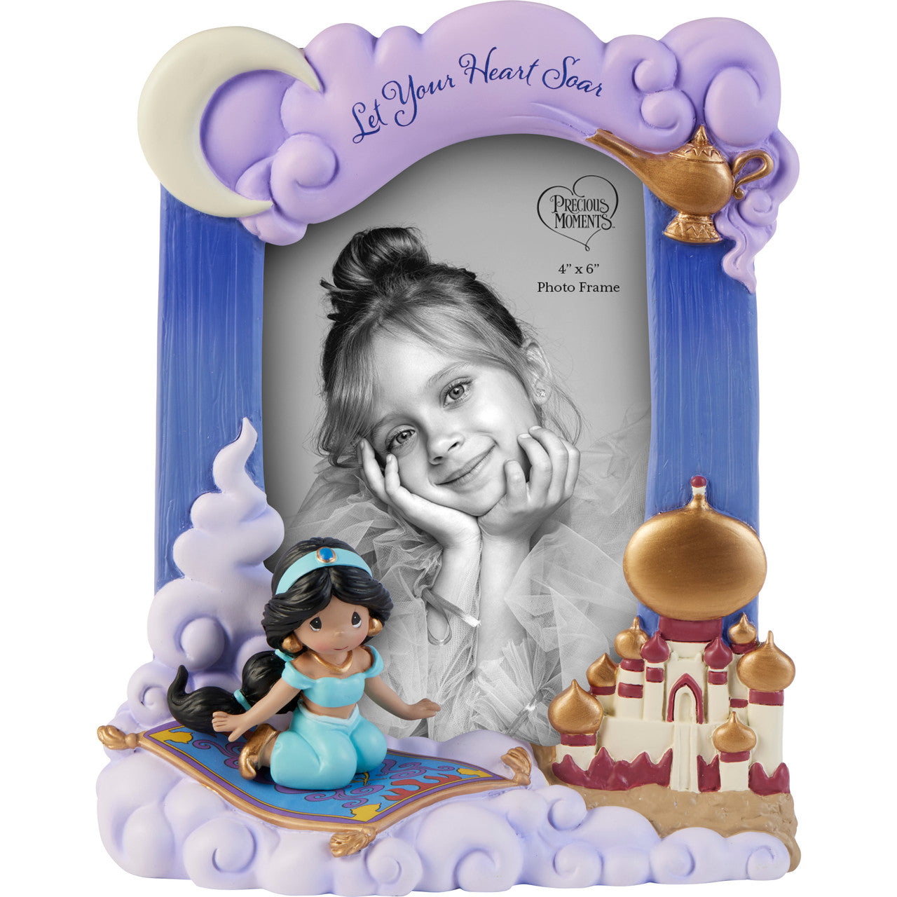 ディズニー DISNEY ジャスミン フォトフレーム 写真 ディズニーストア限定 Precious Moments 232403 Let Your Heart Soar Disney Jasmine Resin
